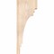 Ekena Millwork Pescadero Smooth Corbel, Douglas Fir, 5 1/2"W x 10"D x 26"H COR06X10X26PEC00SDF - alternate 4